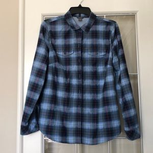 Eddie Bauer Adventurer 3.0 Button Front Long-Sleeve Shirt Sz. M